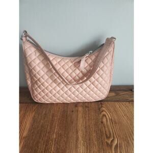Vera Bradley Frannie Mini Crescent Rose Quartz Handbag